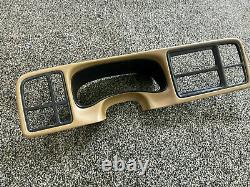 1995-1999 Chevrolet 1500 Truck OEM Speedometer Dash Cluster Trim Bezel Tan