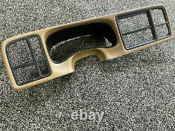 1995-1999 Chevrolet 1500 Truck OEM Speedometer Dash Cluster Trim Bezel Tan