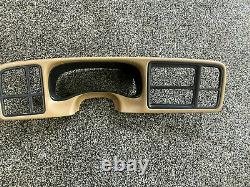 1995-1999 Chevrolet 1500 Truck OEM Speedometer Dash Cluster Trim Bezel Tan