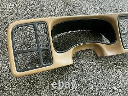 1995-1999 Chevrolet 1500 Truck OEM Speedometer Dash Cluster Trim Bezel Tan