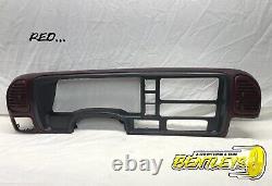 1995 1999 Chevy Suburban Silverado Gmc Truck Dash Instrument Gauge Bezel Red