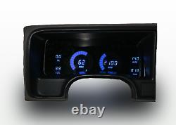 1995-1999 Chevy Truck Digital Dash Panel Cluster Gauges BLUE LEDs