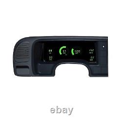 1995-1999 Chevy Truck Digital Dash Panel Cluster Gauges White LEDs