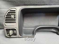 1995-up Silverado Sierra GRAY 4x4 Dash Bezel with Vents Headlight 4x4 Switches