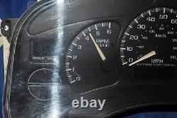 2000-2002 Chevy GMC Truck Speedometer Gauge Cluster OEM With90 Day Warranty 4 Spd