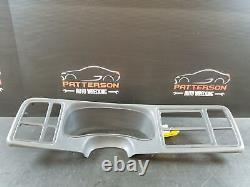 2000 CHEVY SILVERADO 1500 Dash Speedometer Instrument Cluster Bezel GRAPHITE 12I