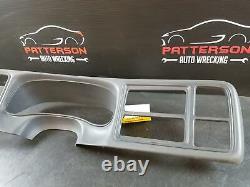 2000 CHEVY SILVERADO 1500 Dash Speedometer Instrument Cluster Bezel GRAPHITE 12I