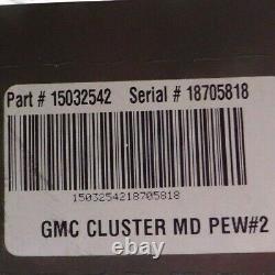 2002-2009 Gmc Envoy Plastic Speedometer Cluster Dash Bezel Trim Oem