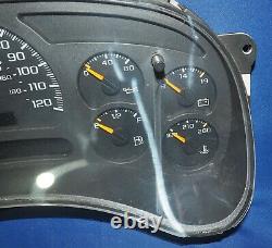 2003-2005 Chevy GMC Pickup & Truck Dash Gauge Cluster Speedometer AT 4 Speed OEM