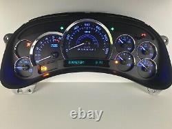 2006 Escalade Speedometer Instrument Gauge Cluster BLUE LED REBUILT