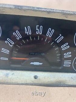 60-63 Chevy Truck PICKUP Instrument Gauge Cluster DASH! OEM! 1960 1961 1962 1963