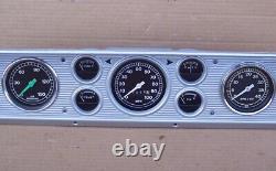 67 72 Ford F100 F250 Truck Custom Dash Cluster Round Gauges Tach 68 69 70 71