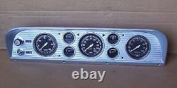 67 72 Ford F100 F250 Truck Custom Dash Cluster Round Gauges Tach Vacuum 68 69 70