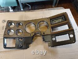 73 74 1973 1974 Chevy GMC pickup truck woodgrain dash gauge cluster bezel trim