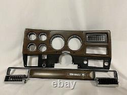 73-74 Chevy Silverado Pickup truck dash bezel gauge cluster cover & Dash Plate