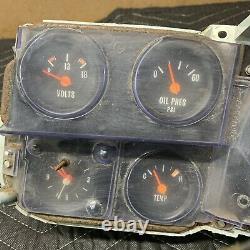 73-80 Chevy GMC Truck GAUGE Cluster C10 K5 K10 Blazer Suburban Clock Squarebody