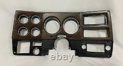 75-80 NEW Woodgrain Chevy GMC pickup truck dash bezel gauge cluster cover