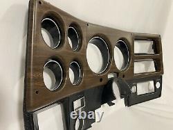 75-80 NEW Woodgrain Chevy GMC pickup truck dash bezel gauge cluster cover