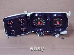 78 80 81 87 CHEVY PICKUP TRUCK BLAZER DASH GAUGE CLUSTER WithO CLOCK RESTORED 1987