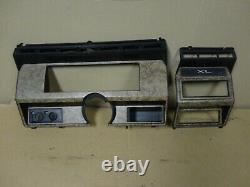 80-86 XL Ford Truck Bronco Woodgrain Dash Gauge Cluster Trim Bezel Cover