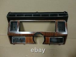 80-86 XLT Ford Truck Bronco Woodgrain Dash Gauge Cluster Trim Bezel Cover