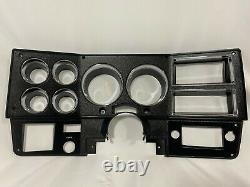 81-83 New Chevy GMC suburban blazer jimmy pickup truck dash cluster bezel BLACK