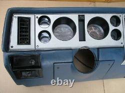 82 83 84 85 Chevy S10 S15 Pickup Truck BLUE Dash Dashboard Cluster Radio Climate