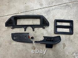 87-91 1987-1991 Ford truck Black dash gauge cluster bezel Set OEM