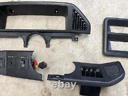 87-91 1987-1991 Ford truck Black dash gauge cluster bezel Set OEM