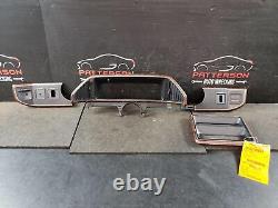 87-91 Ford F350 Dash Speedometer Instrument Gauge Cluster & Radio Trim Bezel