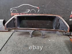 87-91 Ford F350 Dash Speedometer Instrument Gauge Cluster & Radio Trim Bezel