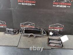 87-91 Ford F350 Dash Speedometer Instrument Gauge Cluster & Radio Trim Bezel