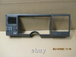 88-94 Chevrolet GMC C/K Truck Instrument Cluster Dash Radio Bezel Gray N2