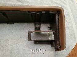 88-94 Chevy GMC Truck 1500 Silverado Tahoe Dash Cluster Bezel Hood Trim TAN OEM