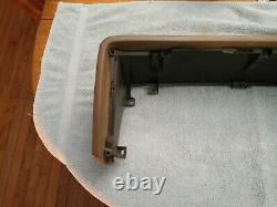 88-94 Chevy GMC Truck 1500 Silverado Tahoe Dash Cluster Bezel Hood Trim TAN OEM