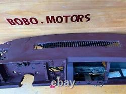 88-94 Chevy GMC Trucks DASHBOARD DASH CORE FRAME MOUNT with Defect Maroon RED
