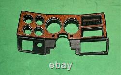 89 90 CHEVY GMC TRUCK SILVERADO SIERRA BLAZER WOODGRAIN DASH GAUGE BEZEL withAC