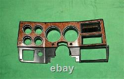 89 90 CHEVY GMC TRUCK SILVERADO SIERRA BLAZER WOODGRAIN DASH GAUGE BEZEL withAC