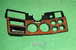 89 90 CHEVY GMC TRUCK SILVERADO SIERRA BLAZER WOODGRAIN DASH GAUGE BEZEL withAC