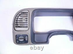 95-98 Gmc Chevy Silverado Suburban Tahoe Dash Cluster Surround Trim Bezel Tan