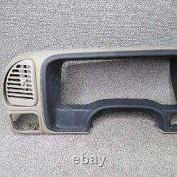 95-98 Silverado Dash Gauge Cluster Bezel Sierra Tahoe Suburban Yukon Tan Beige