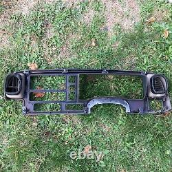 95-99 CHEVY GMC TRUCK SILVERADO C/K Cluster Gauge Speedo Dash Bezel Tan withWood