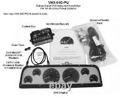 Dakota Digital 1964 65 66 Chevy Pickup Truck Analog Gauge System VHX-64C-PU-C-R