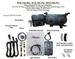 Dakota Digital 1979-87 Chevy Pickup Retrotech Analog Gauge System RTX-79C-PU-X