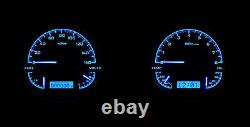 Dakota Digital 47-53 Chevy GMC Truck Analog Gauge Kit Black Blue VHX-47C-PU-K-B