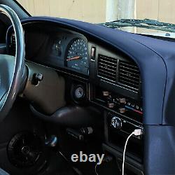 For 89-95 Toyota Pickup Truck Dash Gauge Cluster Instrument Panel Bezel Blue