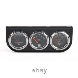 Generic 3 in 1 Triple Gauge Set Car Gauge Dash Cluster Panel Trucks Fuel