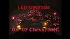 How To Install Leds In 2003 2007 Classic Chevy Gmc Escalade Instrument Cluster