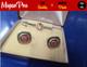 Nos 1940s 50s 60s Mercury Cufflinks Set With Tie Bar 1950 1951 1952 46 47 48 49