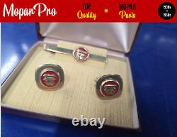 NOS 1940s 50s 60s Mercury Cufflinks Set With Tie Bar 1950 1951 1952 46 47 48 49